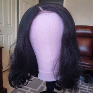 Sensationnel Bare HD Lace Glueless Wig Natural Yaki Texture Dark Brown Medium